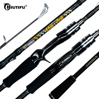 Carbon Fibre Fishing Rod 1.8-3.0m Spinning Casting Travel Rod L/M/MH