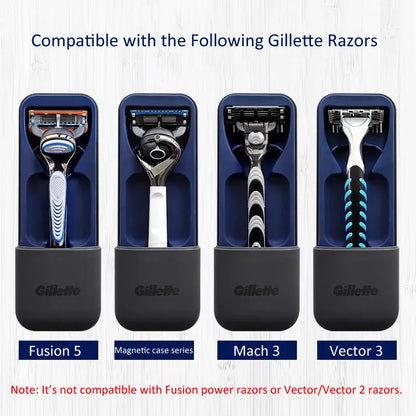 Magnetic Travel Case for Fusion Razors - Compact Shaver Storage Box AU