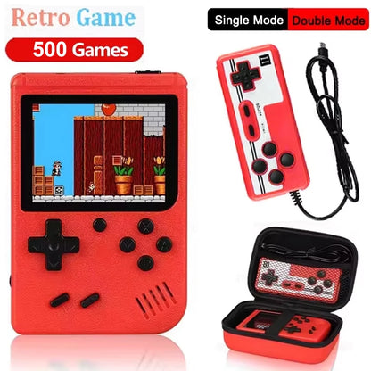 Retro Handheld Game Console 500 Built-In Games 2.4" Screen Rechargeable