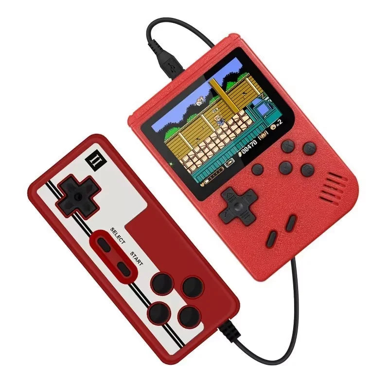 Retro Handheld Game Console 500 Built-In Games 2.4" Screen Rechargeable