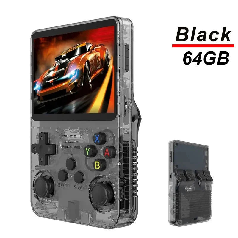 Retro Handheld Game Console 3.5" IPS Screen 15000+ Games 128GB Linux
