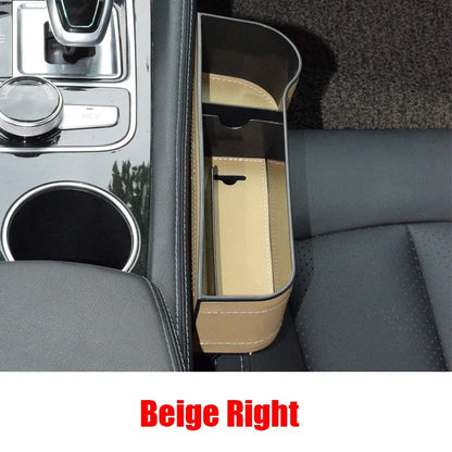 Car Seat Gap Filler Organiser Storage Box Leather PU Pocket Holder AU