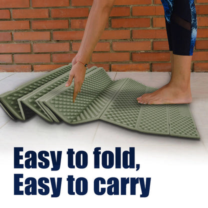 Camping Sleeping Mat Ultralight Folding Foam Pad 185cm Waterproof XPE