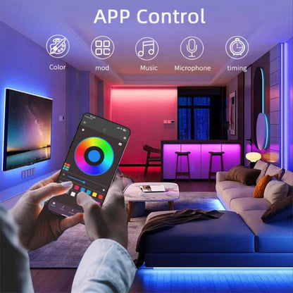 RGB Neon LED Strip Light 1M-5M USB WiFi Smart App Alexa Google Home
