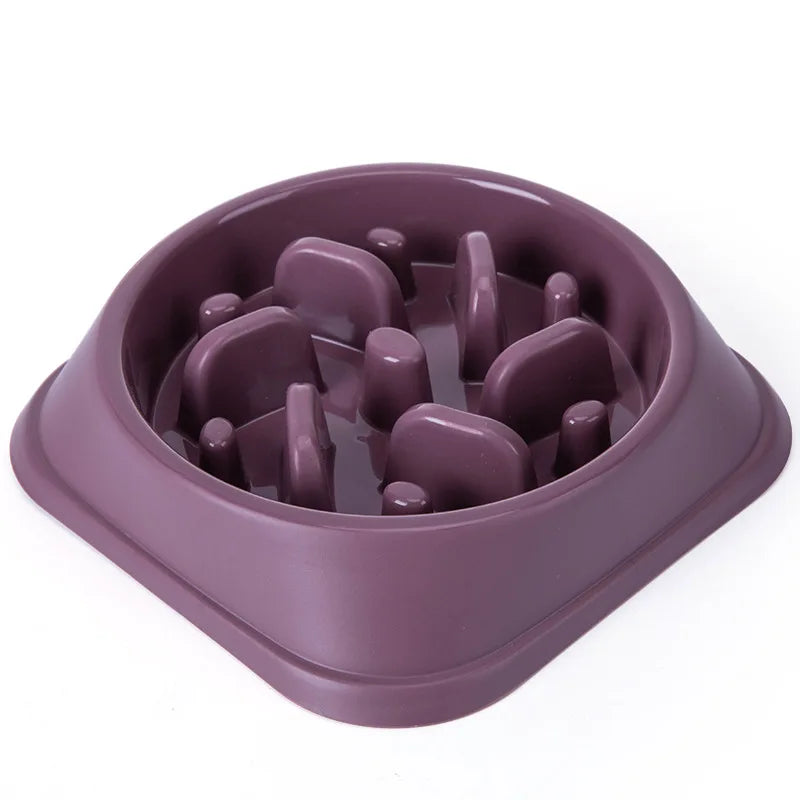 Slow Feeder Dog Bowl Non-Slip Puzzle Design for Small to Medium Dogs