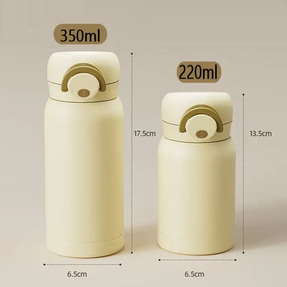 Mini Thermos Cup 220ml 350ml Stainless Steel Vacuum Insulated Flask Mug