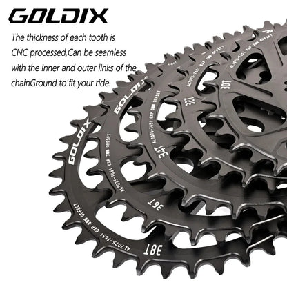 MTB Road Bike Chainring Narrow Wide 0/3/6mm Offset 8-12 Speed 7075 Alloy