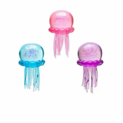 Needoh Fuzz Ball Jellyfish Squishy Stress Relief Sensory Toy Blind Box