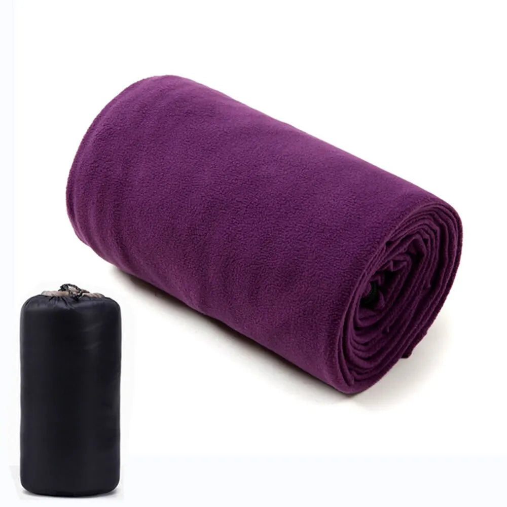 Fleece Sleeping Bag Liner Lightweight Portable 180cm Camping Travel Sheet