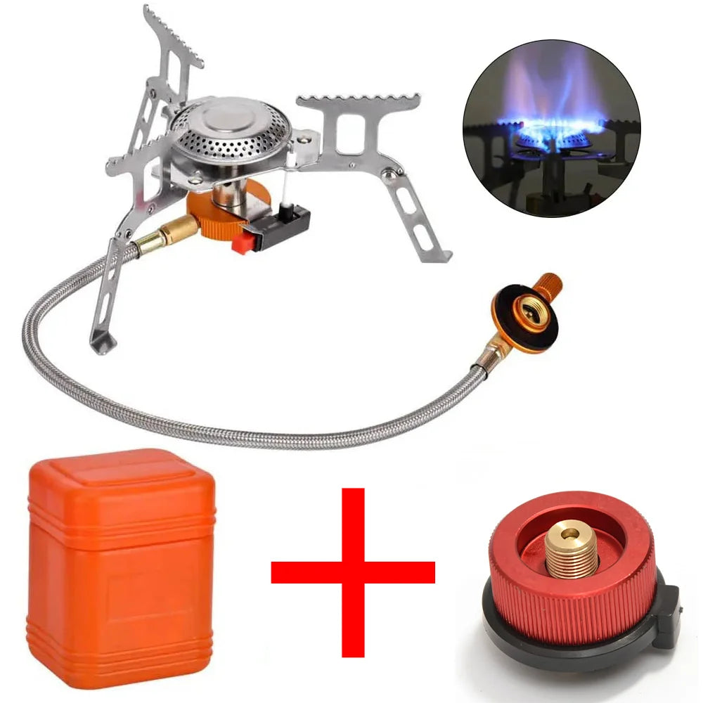 Camping Gas Stove Portable Burner Aluminium Alloy Outdoor Cooker AU