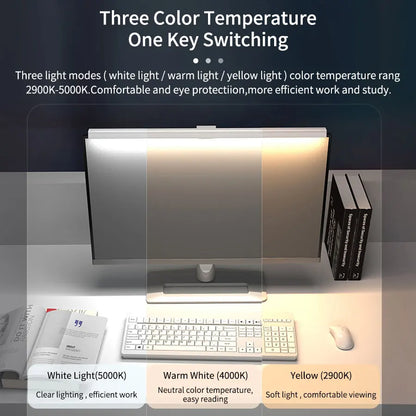 Monitor Light Bar 50cm Screen Lamp USB Desk Light Stepless Dimming