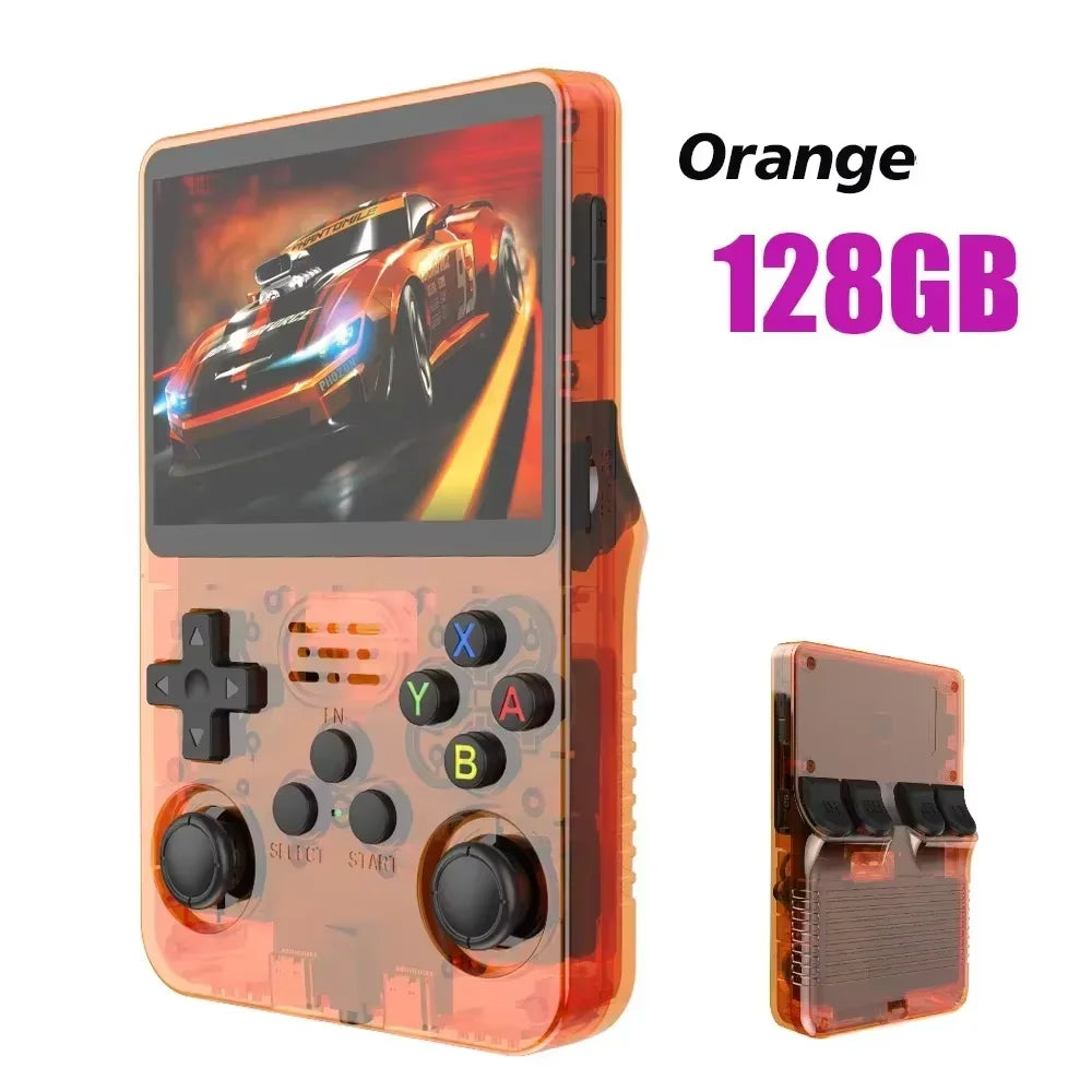 Retro Handheld Game Console 3.5" IPS Screen 15000+ Games 128GB Linux
