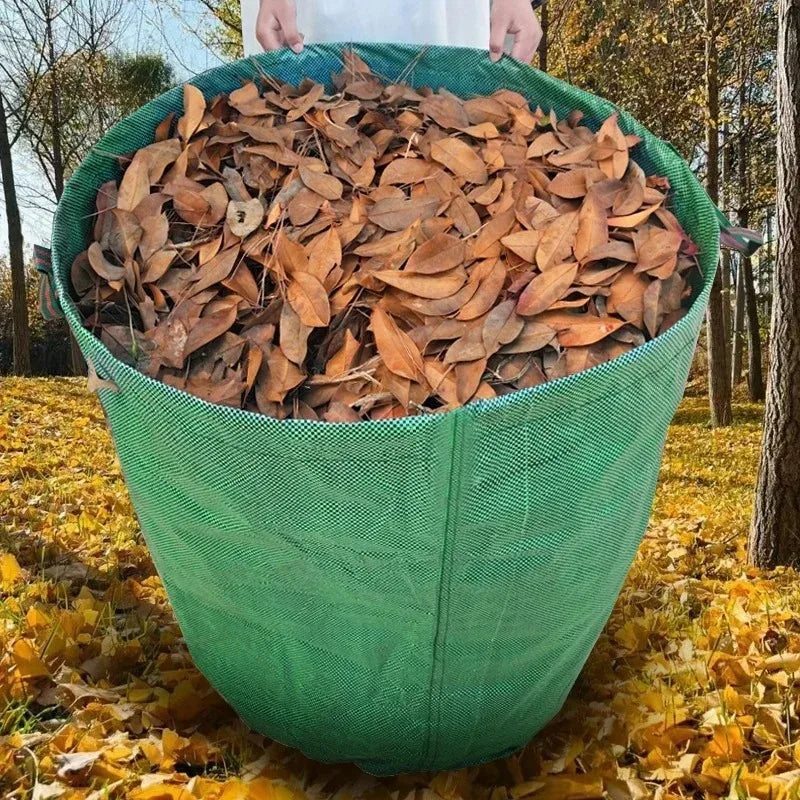 Garden Waste Bags Heavy Duty 4 Handles Reusable Polypropylene Woven
