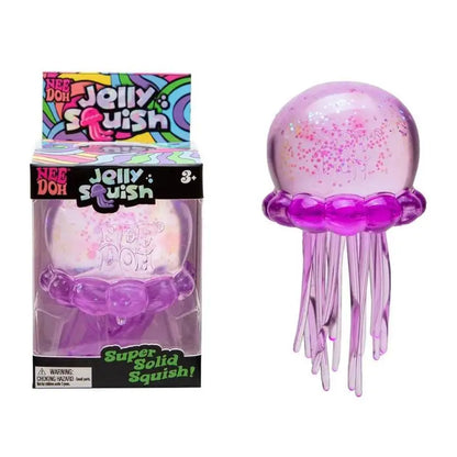 Needoh Fuzz Ball Jellyfish Squishy Stress Relief Sensory Toy Blind Box