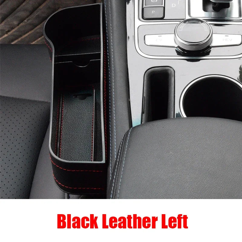 Car Seat Gap Filler Organiser Storage Box Leather PU Pocket Holder AU