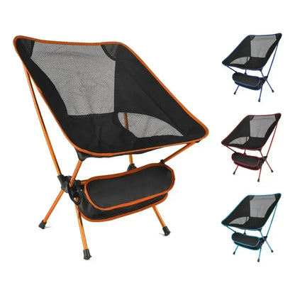 Portable Folding Camping Chair Lightweight Aluminium Beach Fishing Picnic