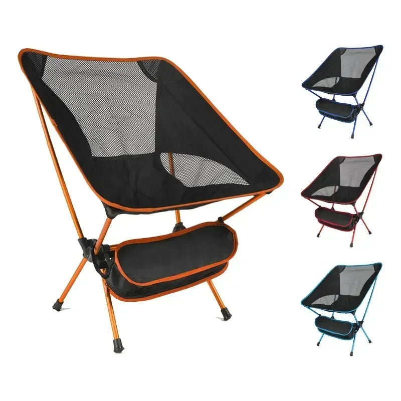 Portable Folding Camping Chair Lightweight Aluminium Beach Fishing Picnic