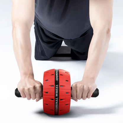 Ab Roller Wheel 9cm Wide Core Workout Equipment with Knee Pad for Home Gym