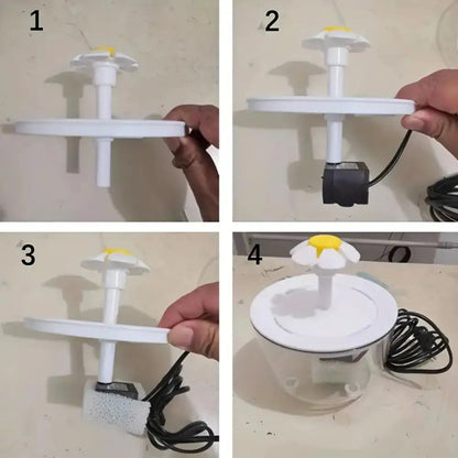 Pet Water Fountain 1.2L USB Electric Auto Cat Dog Drinking Dispenser