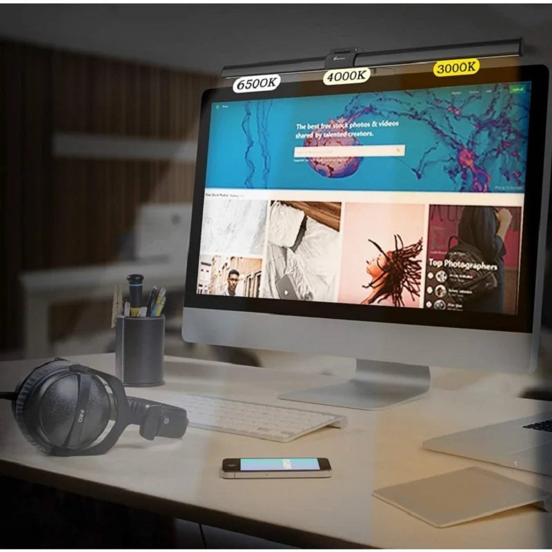 Monitor Light Bar 30cm LED Desk Lamp USB Powered Screen Hanging Lamp