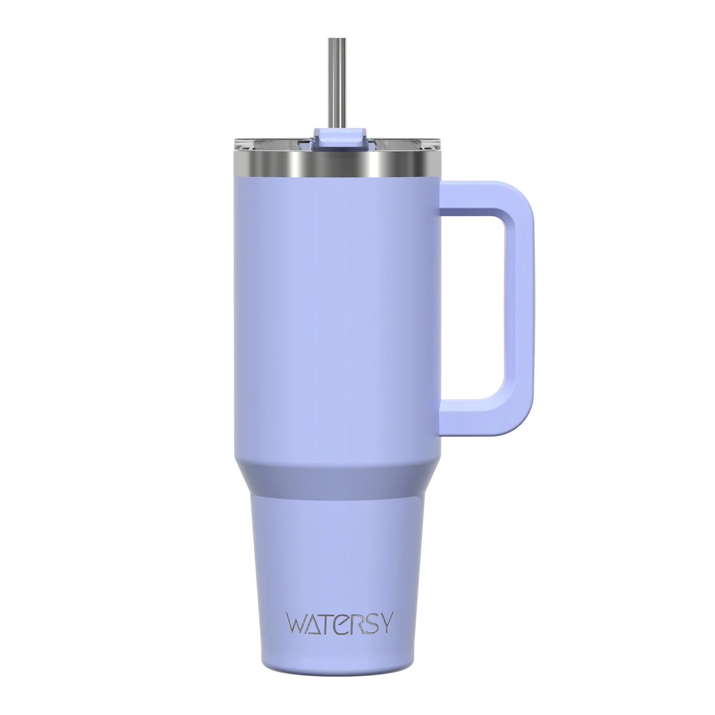Insulated Tumbler with Handle & Straw 20oz 30oz 40oz Stainless Steel
