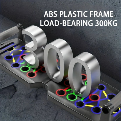 Push-Up Board Set Colour-Coded Foldable Fitness Training System AU
