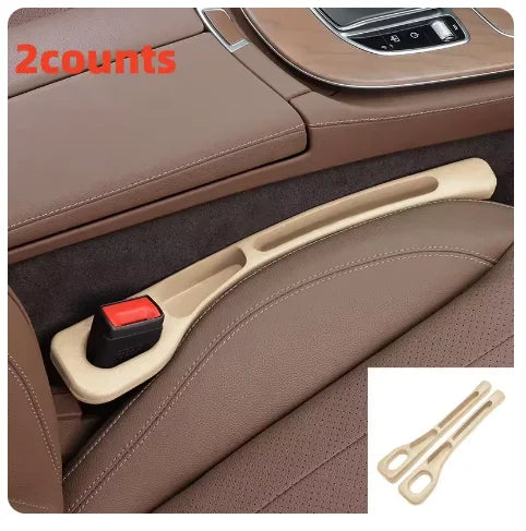 Car Seat Gap Filler Organizer 2pc PU Leather Universal Storage Strip