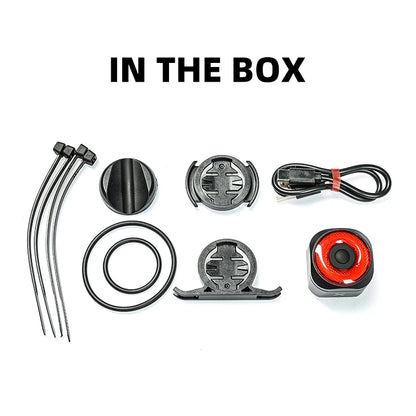 Smart Brake Sensing Bicycle Tail Light with Team Sync & Auto On/Off