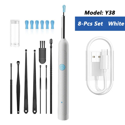 Ear Wax Removal Camera Tool with 5MP HD Endoscope & LED Light