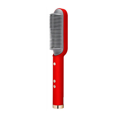 Hair Straightener Brush Electric Heated Comb PTC Ceramic Styling Tool
