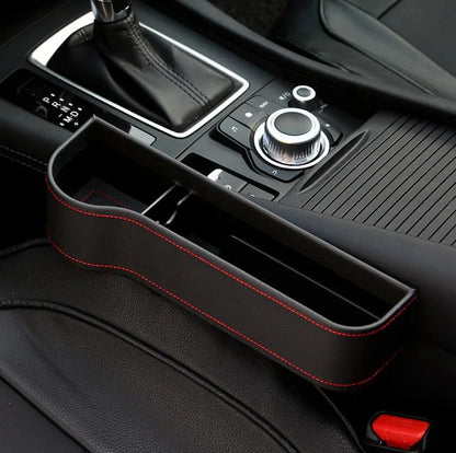 Car Seat Gap Filler Organiser Storage Box Leather PU Pocket Holder AU