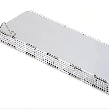 Camping Wind Shield 8/9/10 Panel Aluminium Windproof Screen Gas Stove