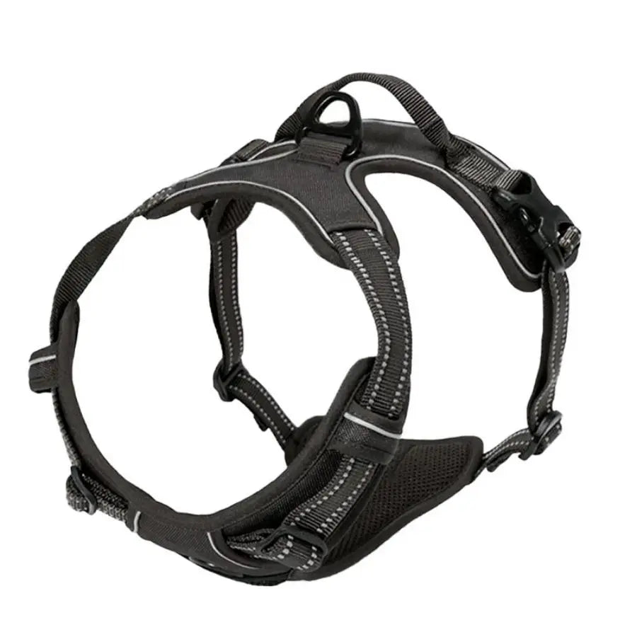 No Pull Dog Harness Front Clip Reflective Heavy Duty Large Dogs Control Handle
