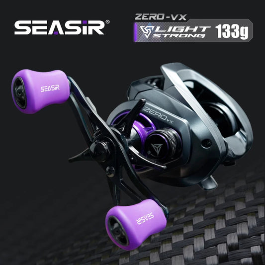 Ultralight Baitcasting Reel 133g, 7.6:1 Gear, 4kg Drag for Fresh & Saltwater