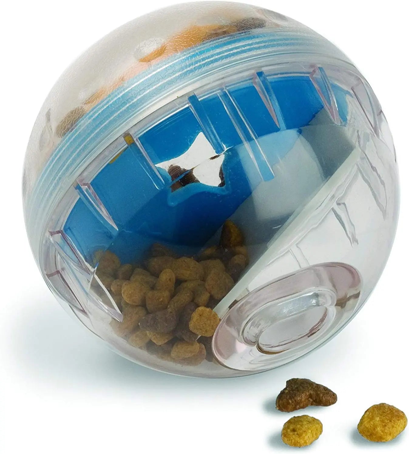 Interactive Dog Treat Ball Dispenser Toy 8.5cm PP Slow Feeder for Mental Stimulation