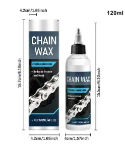Wax-Based Bike Chain Lube 120ml Dry & Wet Conditions MTB Road