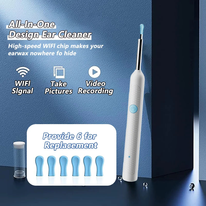 Ear Wax Removal Camera Tool with 5MP HD Endoscope & LED Light