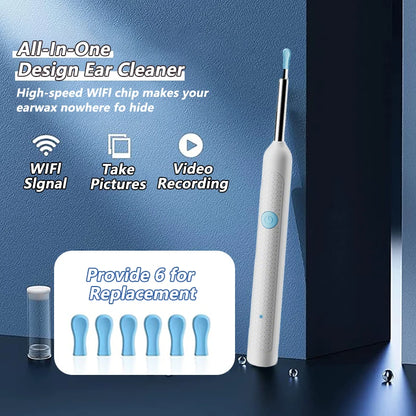 Ear Wax Removal Camera Tool with 5MP HD Endoscope & LED Light