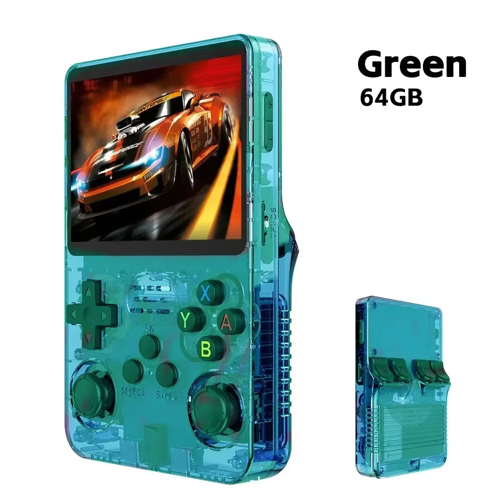 Retro Handheld Game Console 3.5" IPS Screen 15000+ Games 128GB Linux