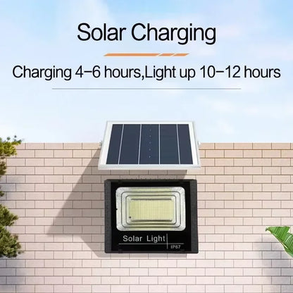 Solar Flood Light 30W Outdoor Waterproof IP67 Remote Control Adjustable