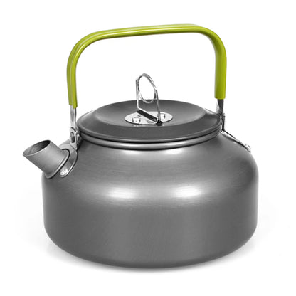 Camping Kettle 1.1L Aluminium Outdoor Water Pot Coffee Tea Hiking Picnic