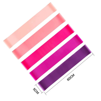 Resistance Bands Set Yoga Pilates Gym Fitness Elastic Exercise Bands AU