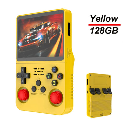 Retro Handheld Game Console 3.5" IPS Screen 15000+ Games 128GB Linux