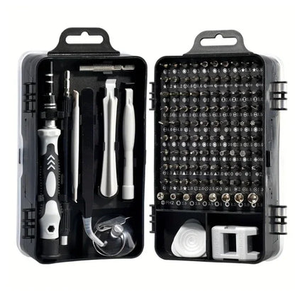 Precision Screwdriver Set 115-in-1 Magnetic Bits Repair Kit Electronics