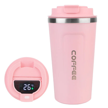 Insulated Travel Mug 380ml 510ml Stainless Steel Leak Proof Coffee Cup