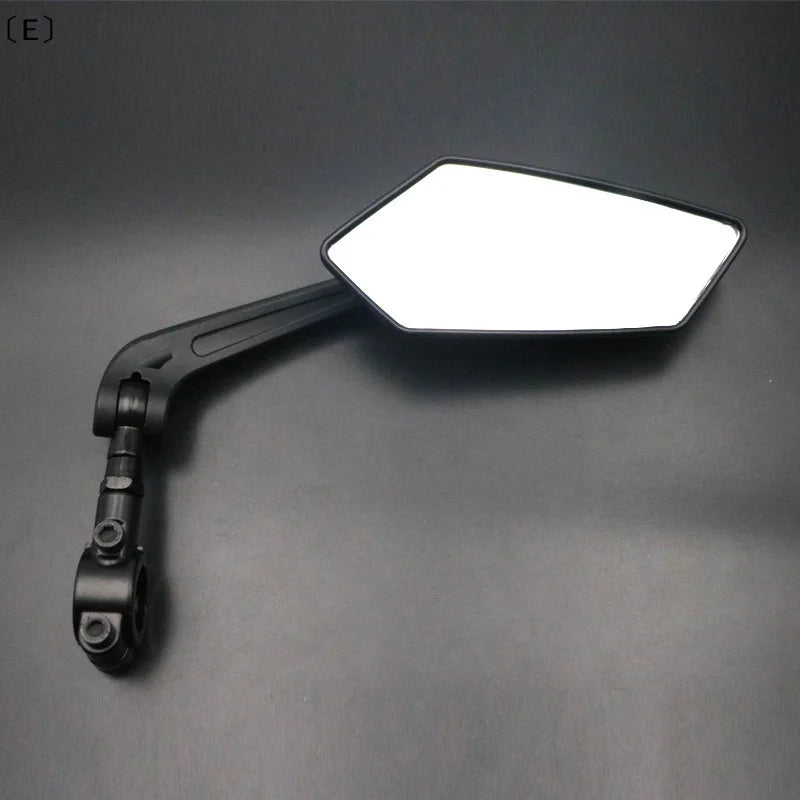 Mountain Bike Rearview Mirror Flat Reflector 200x80mm Riding Safety