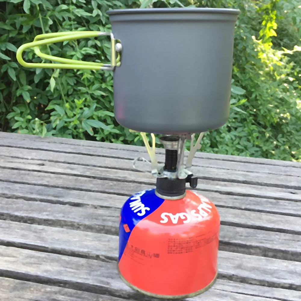 Camping Cookware Set Aluminium Alloy Pot Pan Lightweight Portable Outdoor
