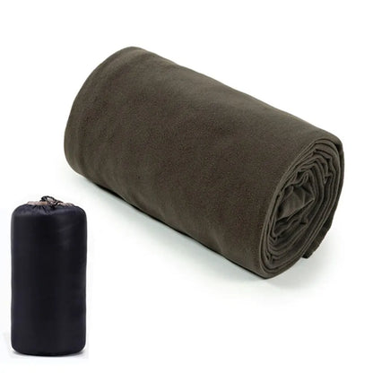Fleece Sleeping Bag Liner Lightweight Portable 180cm Camping Travel Sheet