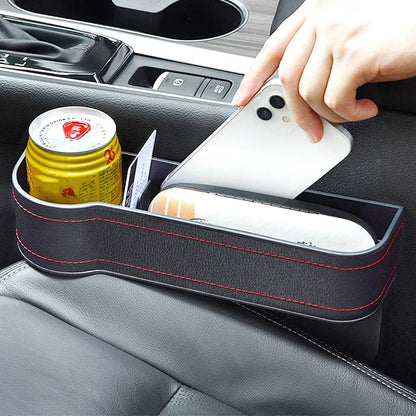 Car Seat Gap Filler Organiser Storage Box Leather PU Pocket Holder AU