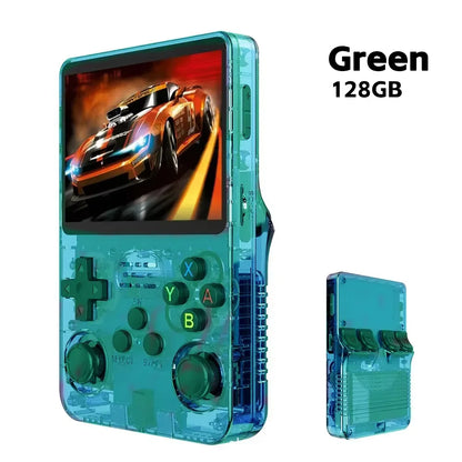 Retro Handheld Game Console 3.5" IPS Screen 15000+ Games 128GB Linux